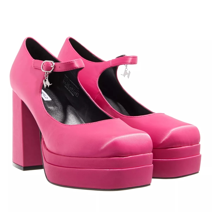 Pink platform mary store janes