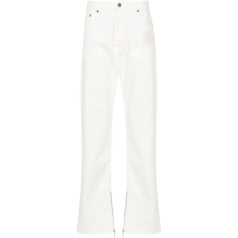 Off-White Jeans mit geradem Bein Jeans White weiß