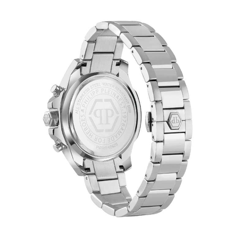 Philipp Plein Chronograph Quarz-Chronographenuhr The $Kull Chrono silber(Image 2)