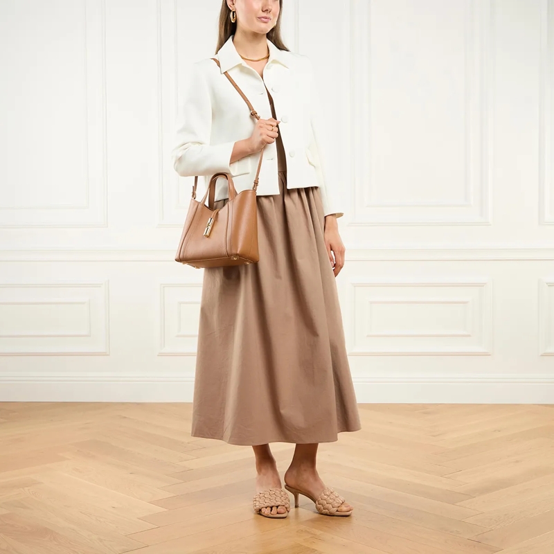 Furla Tote Furla Goccia S Tote Brandy(Image 2)