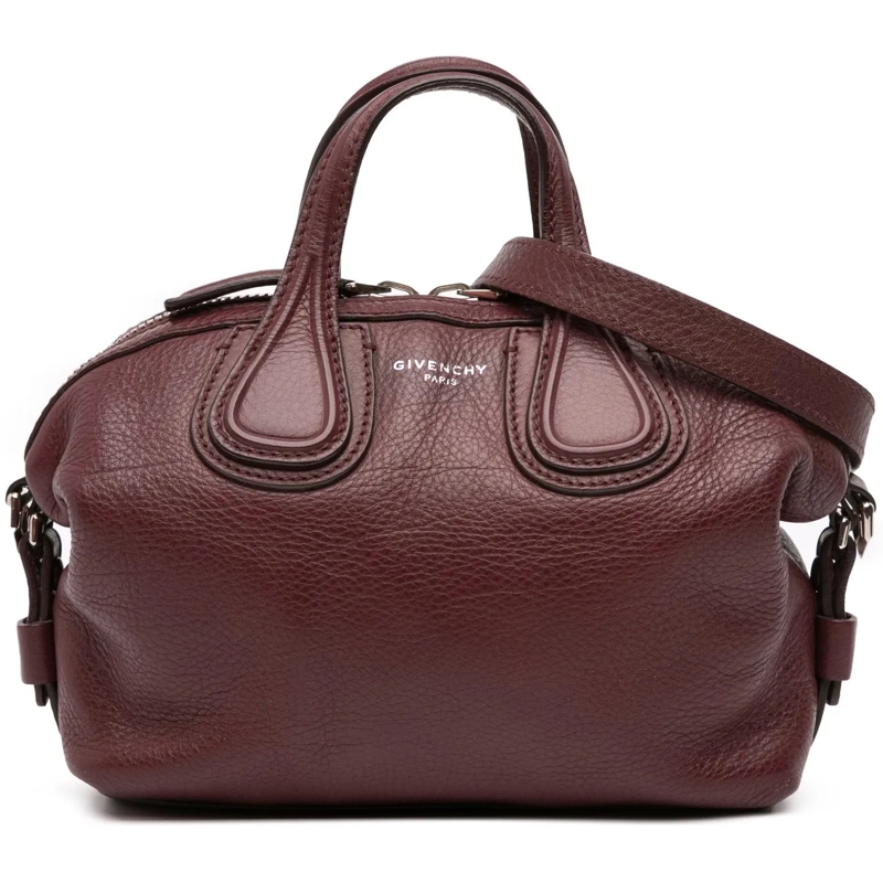 Givenchy Sac à bandoulière Micro Leather Nightingale Satchel rot