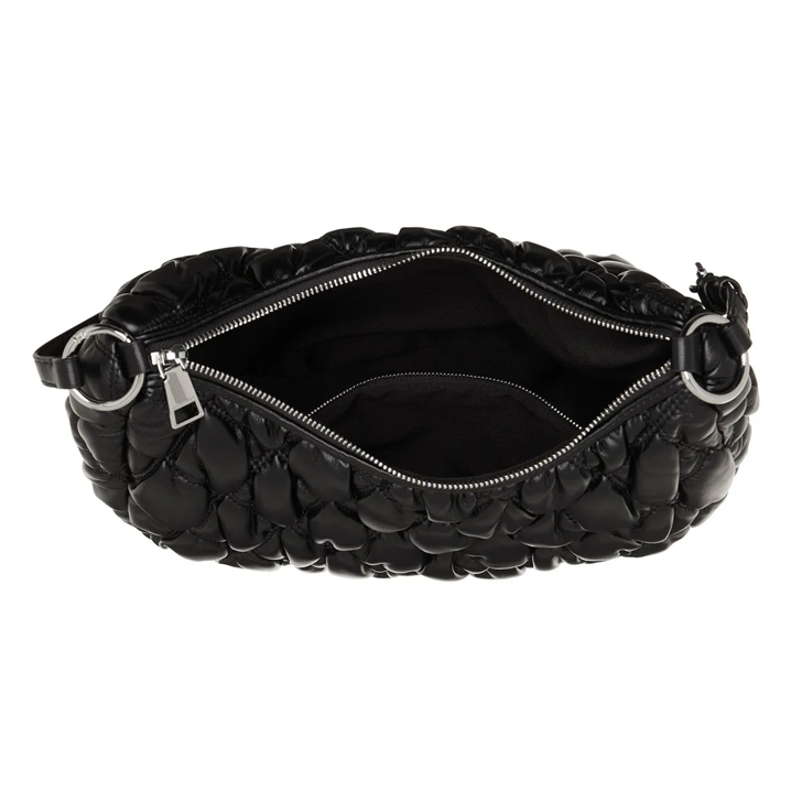 Karl Lagerfeld K Signature Kuilt Hobo Black Hobo Bag