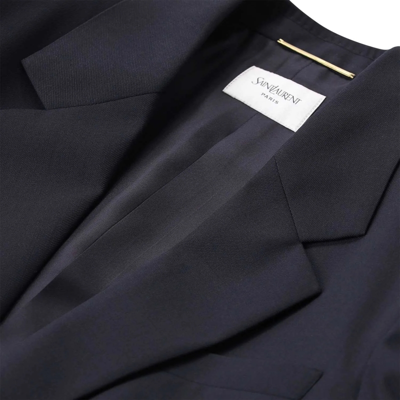 Saint Laurent Blazer Blazer aus Wolle blau(Image 4)