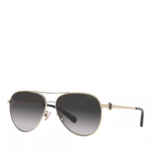 Coach 0HC7128 Sunglasses Shiny Light Gold Sunglasses