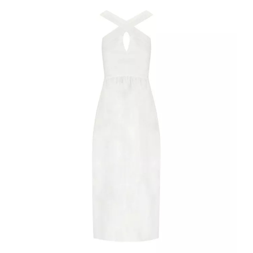 Max Mara Beachwear Stelvio White Dress White 