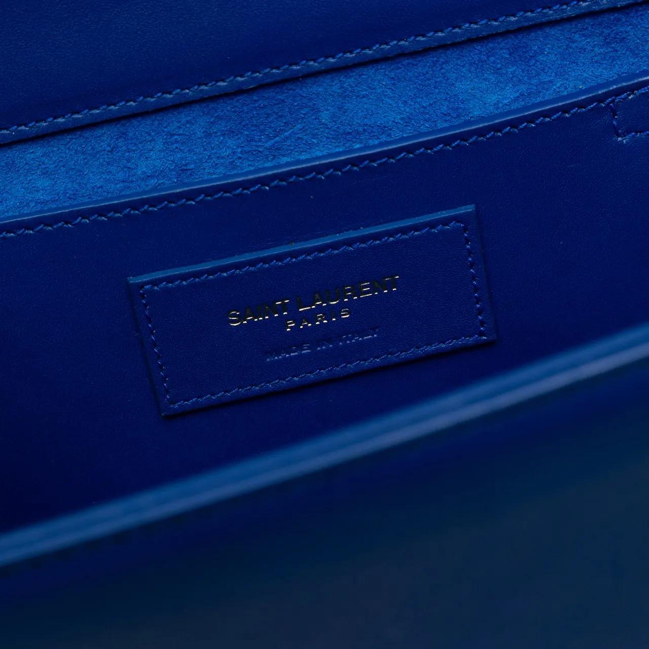 Thumbnail - Saint Laurent Hobo Bags - Medium Smooth Calfskin Monogram Kate Tassel Crossb - Gr. unisize - in Blau - für Damen