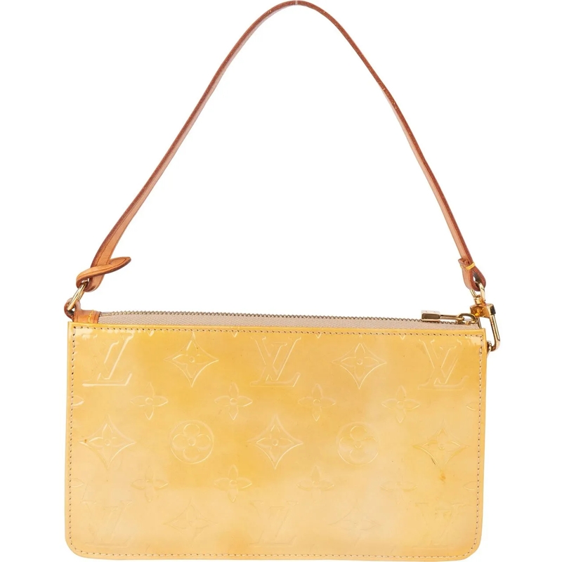 Louis Vuitton Schultertasche Louis Vuitton Vernis Monogram Lexington Handbag gelb