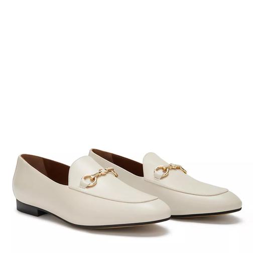 Isabel Bernard Vendôme Fleur calfskin leather loafers beige Mocassin