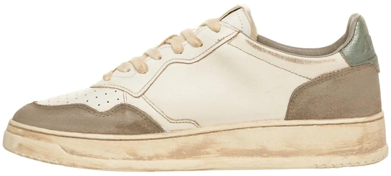 Thumbnail - Autry Low-Top Sneaker - Vintage-Inspired Low-Top Sneakers In Leather And S - Gr. 40 (EU) - in Weiß - für Damen