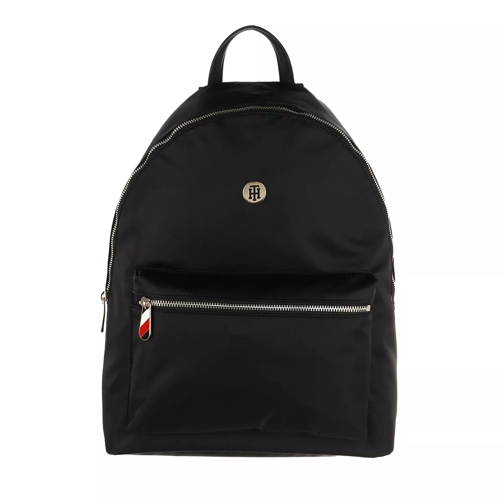 Tommy Hilfiger Poppy Backpack Solid Black Rucksack