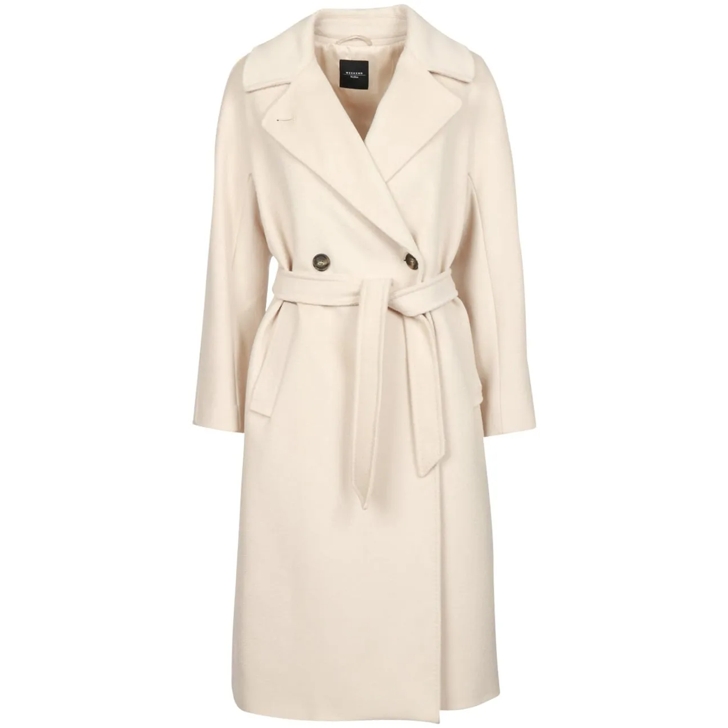 Max Mara Max Mara Coats White weiB Daunenjacken