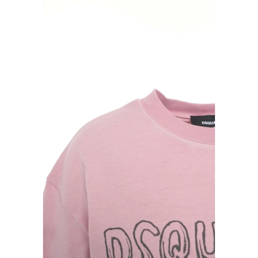 Dsquared2 T-shirts T-shirt with logo print rose (Image 4)