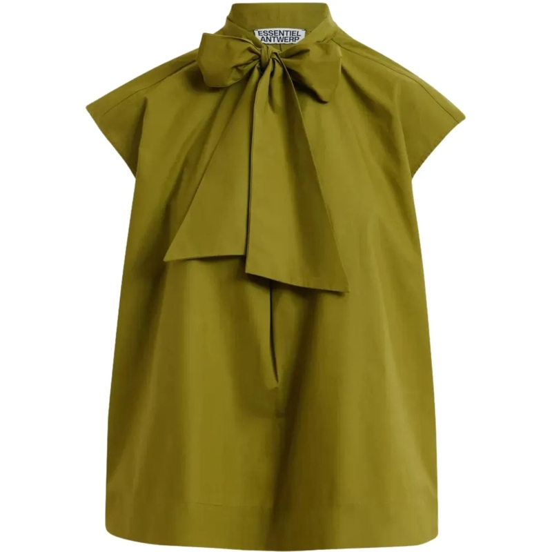 Essentiel Antwerp T-Shirt Essentiel Antwerp Sleeveless Top Tops Groen Jalays grün