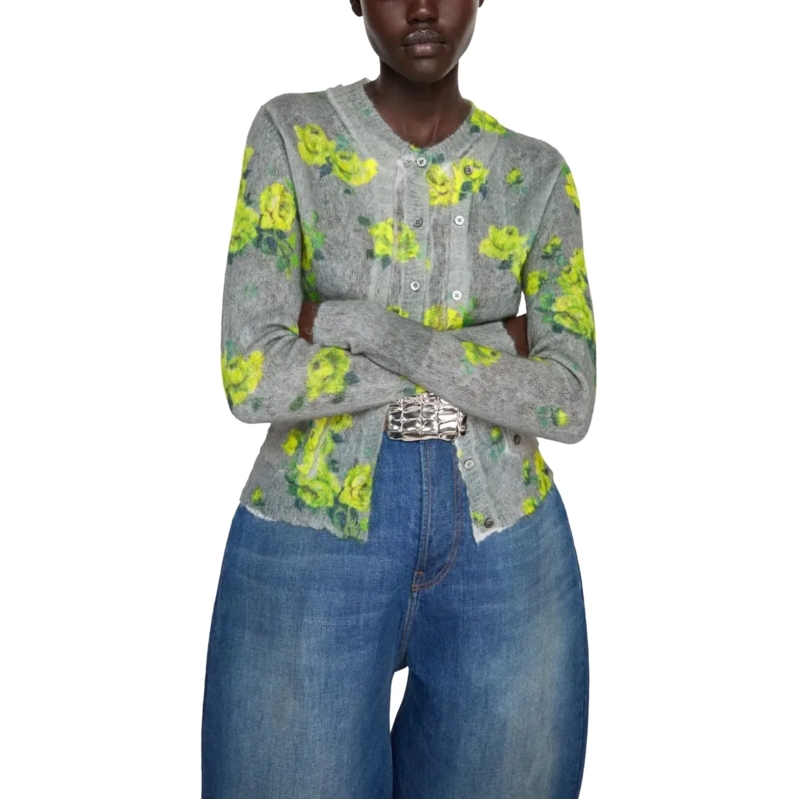 Acne Studios T-Shirt Longsleeve Top Grey/multi grau (Image 2)