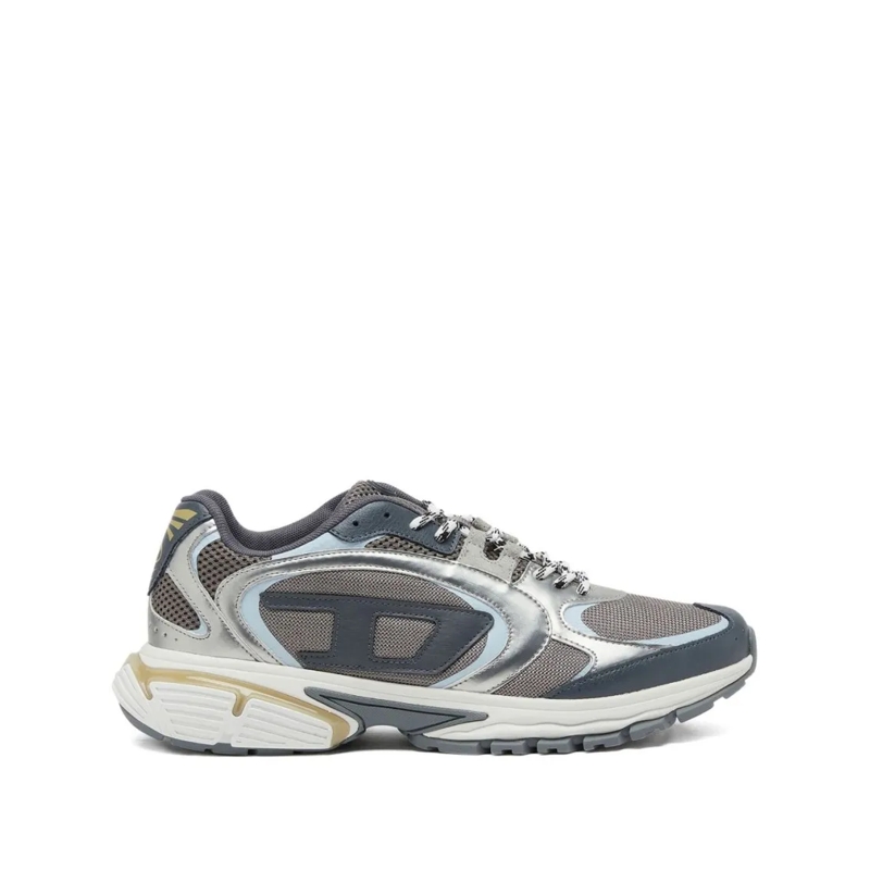 Diesel Lage-top sneaker Grey Mesh Sneakers Grey