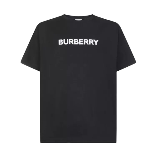 Burberry Oversized Black Cotton T-Shirt Black T-shirts