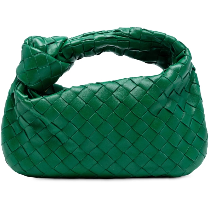 Bottega Veneta Sac à bandoulière Mini Nappa Intrecciato Jodie grün