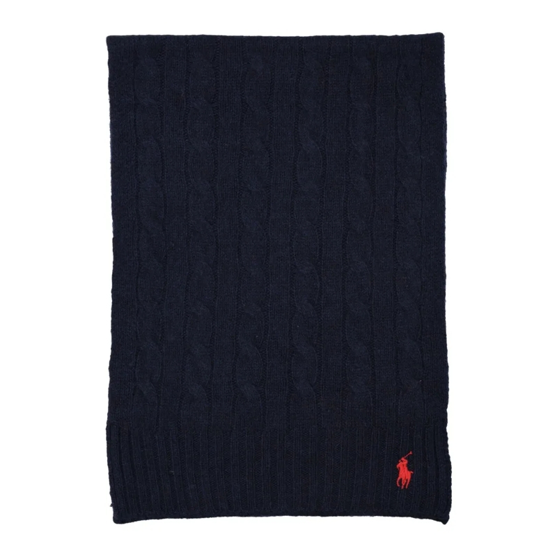 Polo Ralph Lauren Lichtgewicht Sjaal Classic Cable Scarf Black