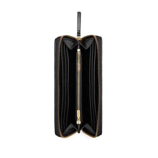 Tory Burch Porte-monnaie Kira Diamond Quilt Zip Continental Wallet Black (Image 3)