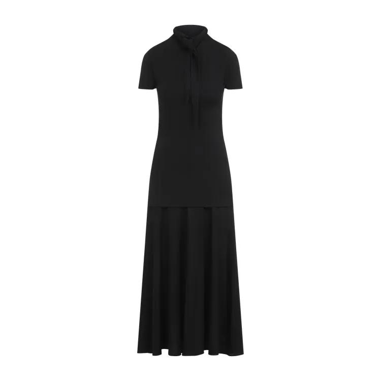 Jil Sander - Black Knot Detail Dress - Größe 34 - schwarz