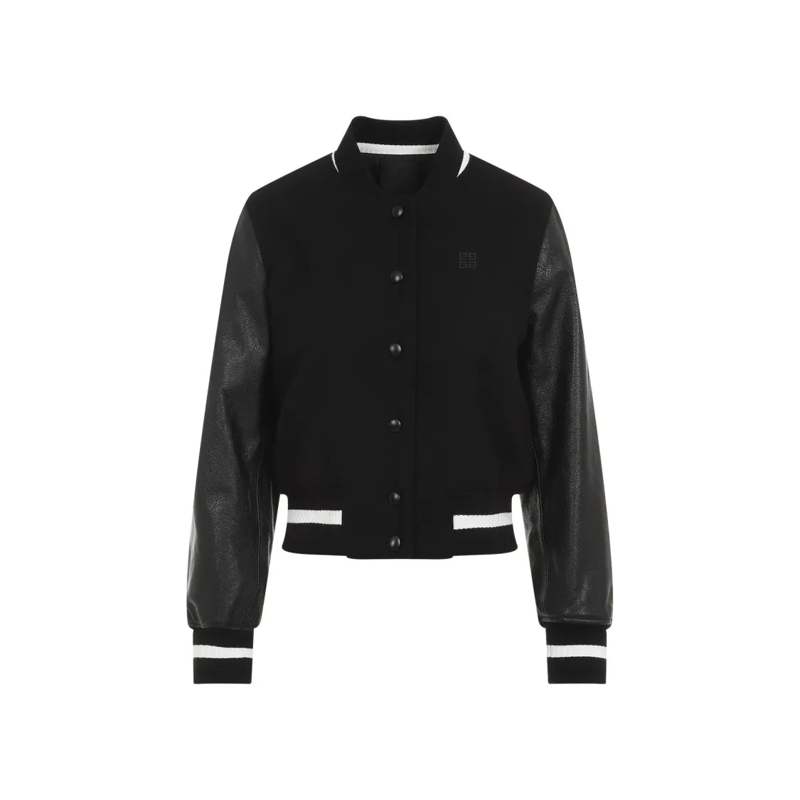 Givenchy Blouson aviateur Black Wool Blouson Black