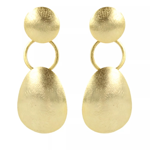 LOTT.gioielli Classic Earring Asymmetric Small Gold Drop Earring