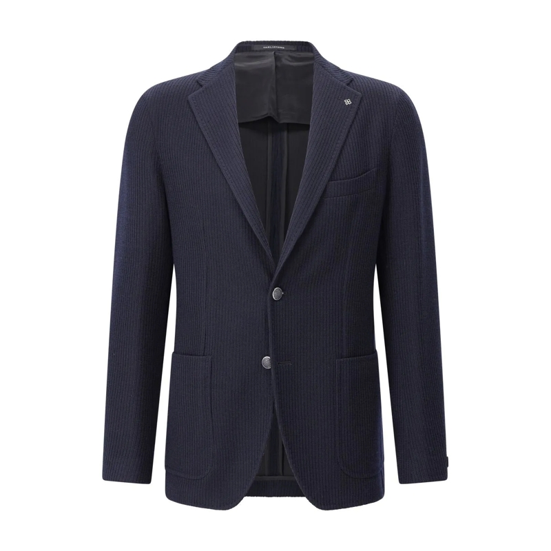 Tagliatore  Sakko aus Woll-Mix Dunkelblau