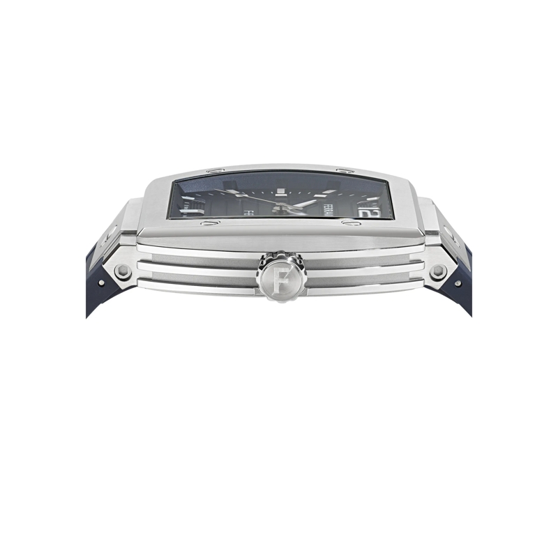 Salvatore Ferragamo Quarzuhr Quarz-Analoguhr F-80 Tonneau blau(Image 2)