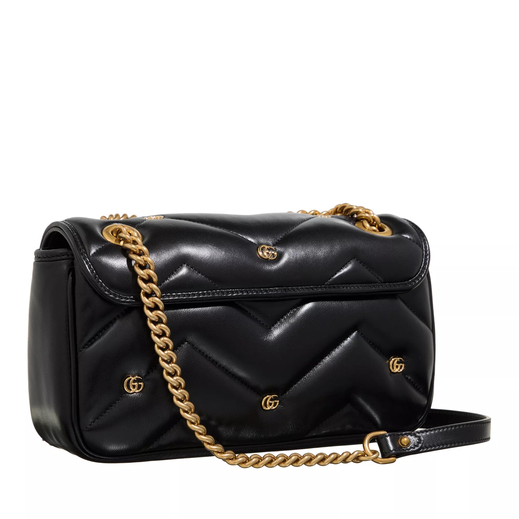 Gucci Crossbody bags - GG Marmont Small Shoulder Bag in zwart