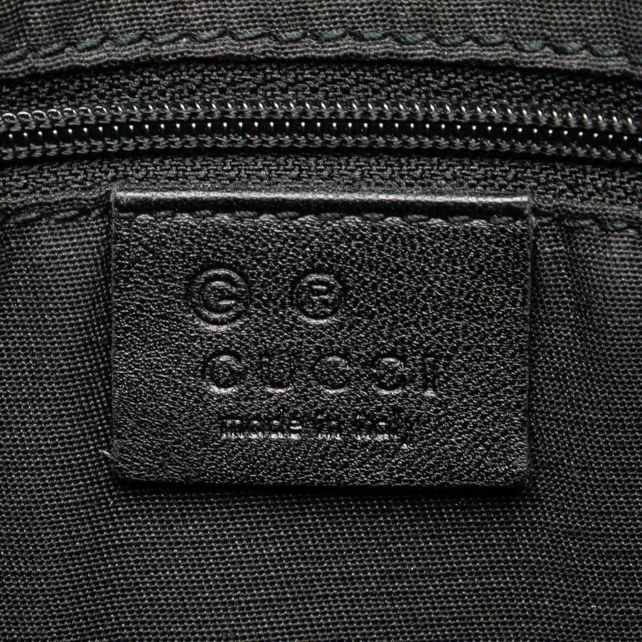 Thumbnail - Gucci Hobo Bags - Embossed Leather Horsebit Abbey D Ring Crossbody - Gr. unisize - in Schwarz - für Damen