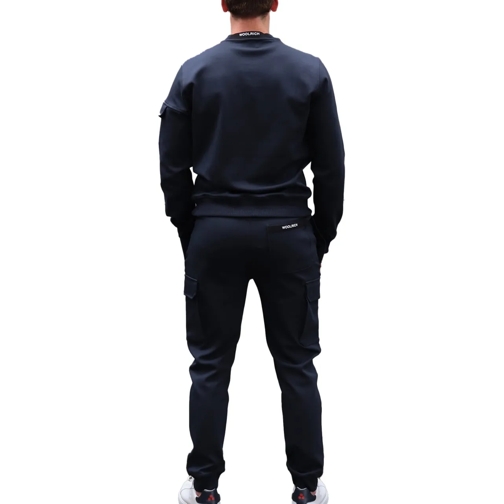 Woolrich  Light Fleece Sweatpants Melton Blue blau (Image 2)
