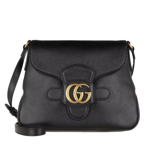 Gucci GG Dhalia Crossbody Bag Leather Black Crossbody Bag