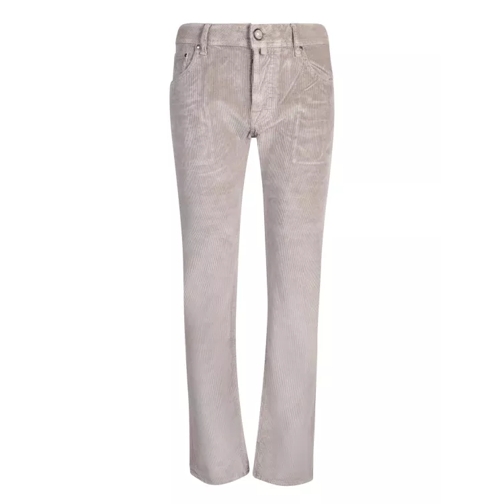 Jacob Cohen Taupe Cropped Leg Jeans Grey Gesneden jeans