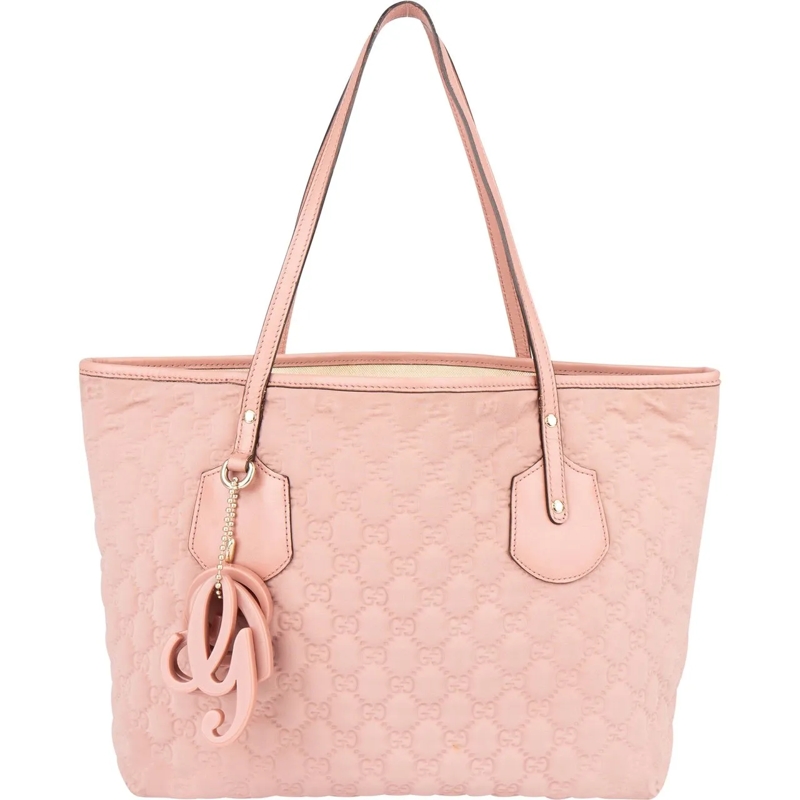 Gucci Schultertasche Gucci Pink Puffy Monogram Charmy Handbag rose