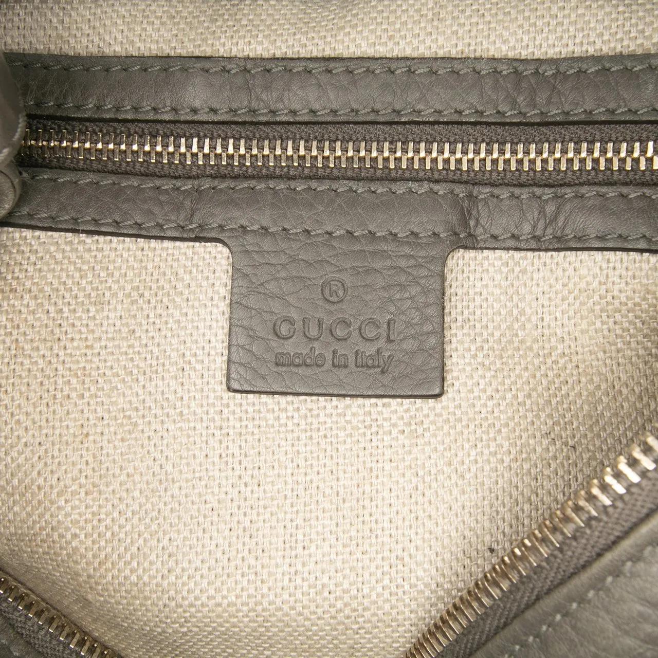 Thumbnail - Gucci Hobo Bags - Leather Greenwich Hobo - Gr. unisize - in Grau - für Damen