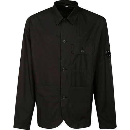 CP Company Legere Oberteile Cpcompany Shirts Black schwarz