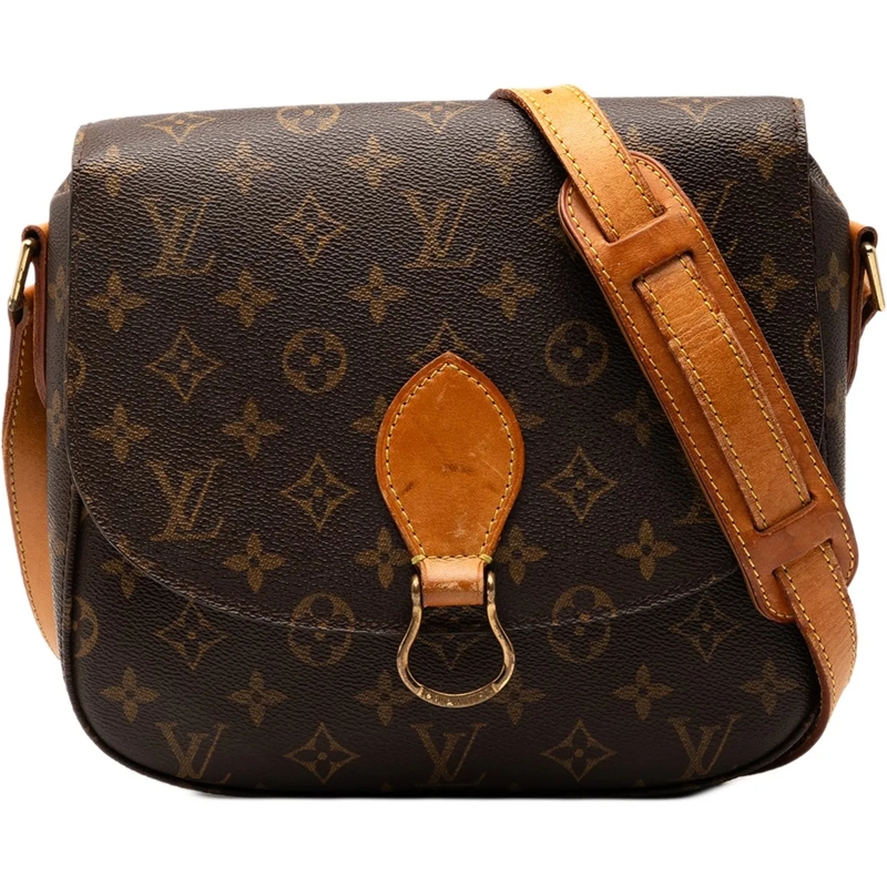 Louis Vuitton Schultertasche Monogram Saint Cloud GM braun
