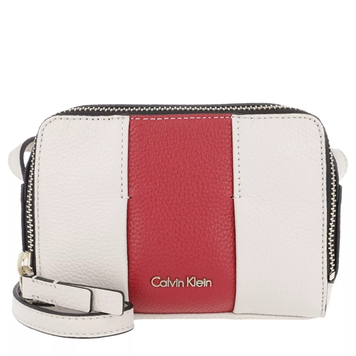 Calvin Klein Cosmopolitan Small Crossbody Cement/Scarlet Crossbody Bag
