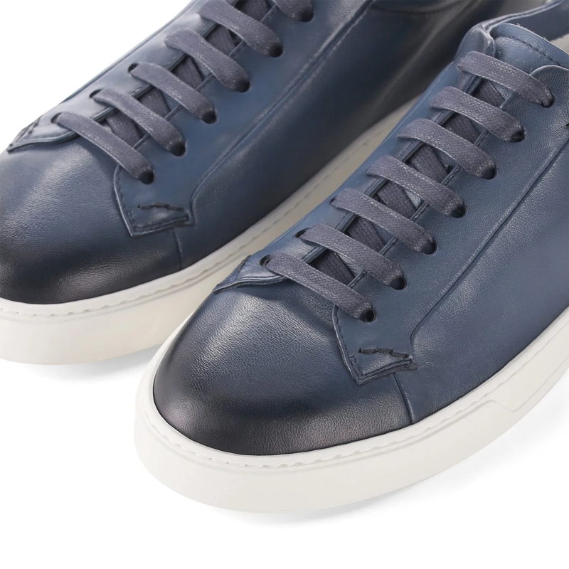 Doucal's Schnürschuhe Sneaker aus Leder blau(Image 3)