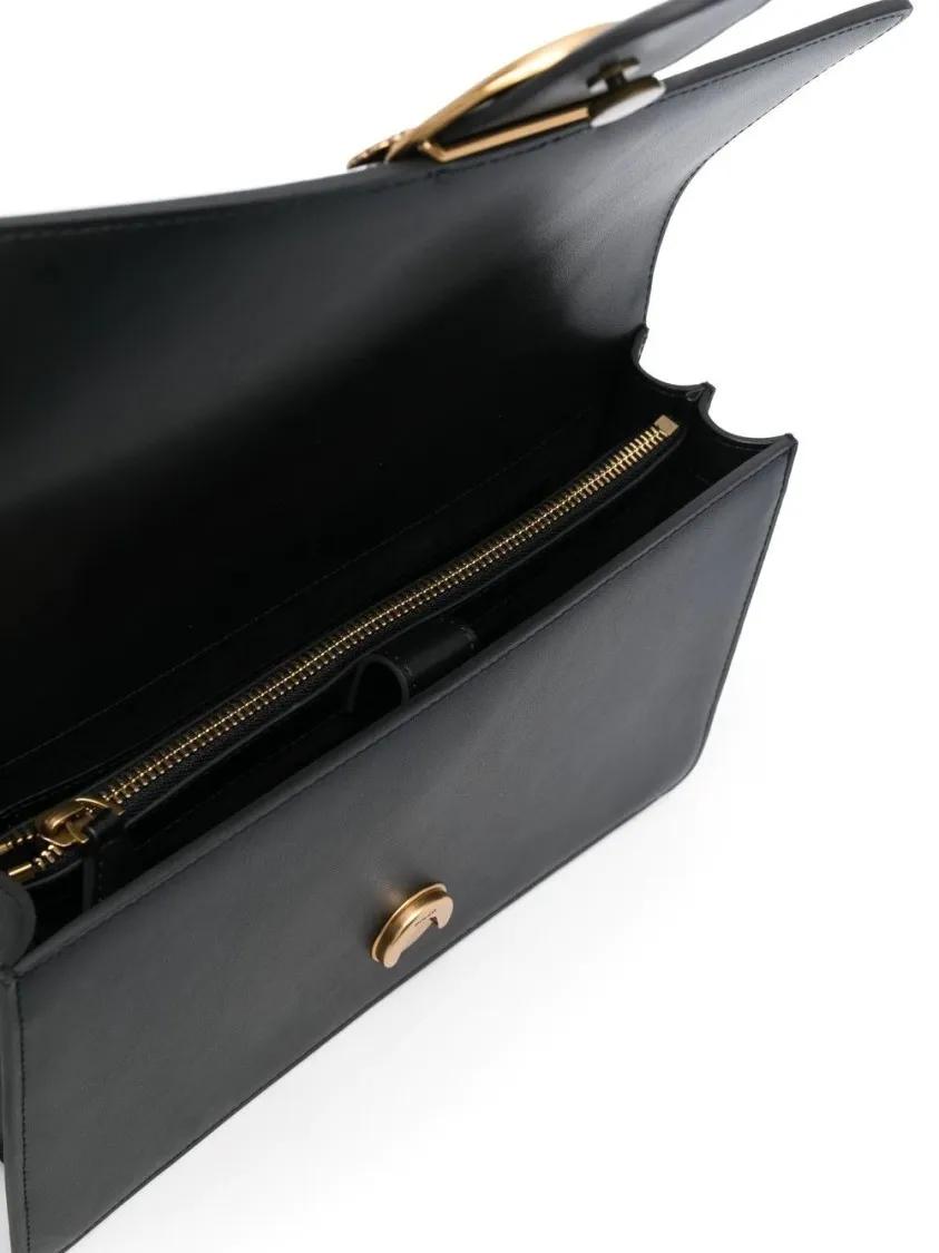 pinko Hobo bags Love One Classic Black Handbag in zwart