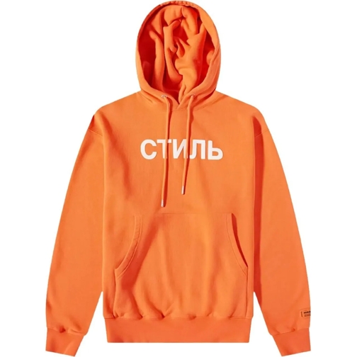 Heron Preston  Ctnmb Logo Hoodie orange