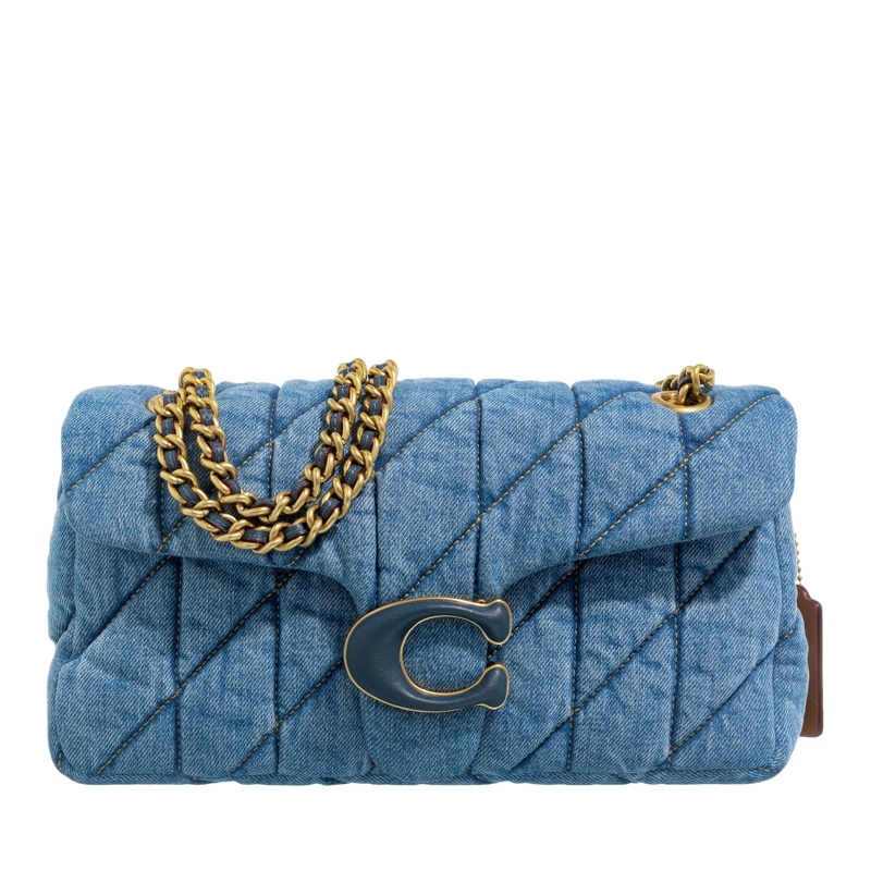 Coach Schultertasche Quilted Denim Tabby Shoulderbag 26 Indigo