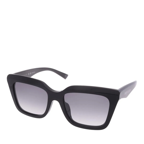 Alexander McQueen Sunglasses AM0473SA-001 Black-Black-Grey