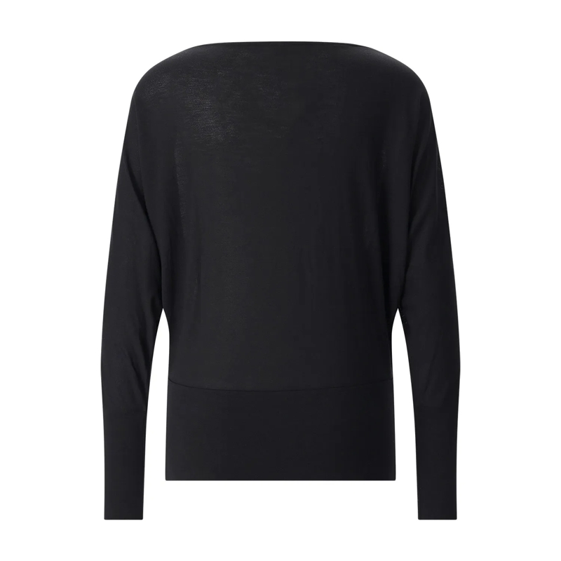 TOTEME T-Shirt Weites Langarmshirt schwarz(Image 3)