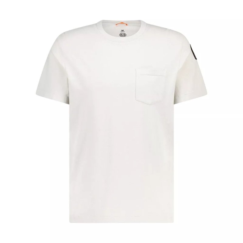 Parajumpers  T-Shirt mit seitlichem Logo-Patch Blau