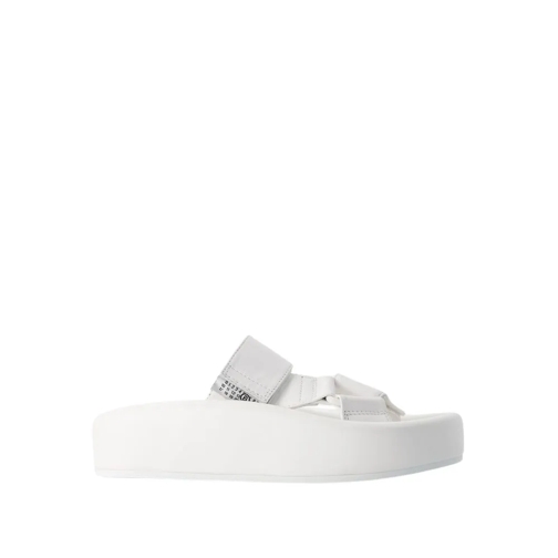 MM6 Maison Margiela Sandaal Sandals - Leather - White White