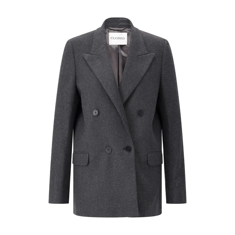 Closed Blazer Doppelreihiger Blazer Dunkelgrau