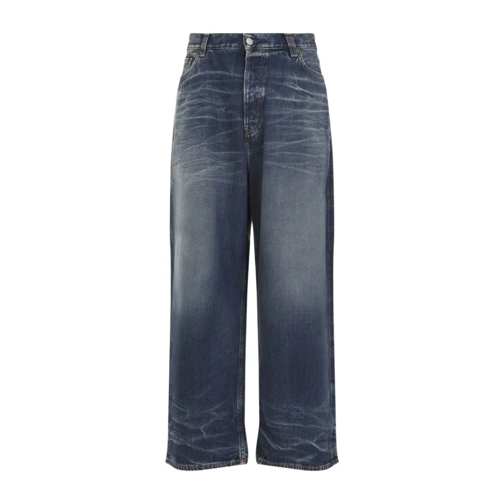 Acne Studios 2023M Broadway Blue Cotton Jeans Blue Jeans