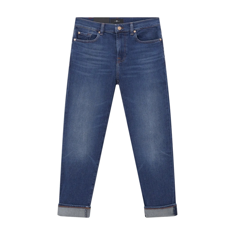 Seven for all Mankind Jeans Relaxed Skinny Jeans blau