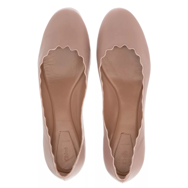 Chloe Lauren Ballerinas Leather Pink Tea Ballerina Slipper